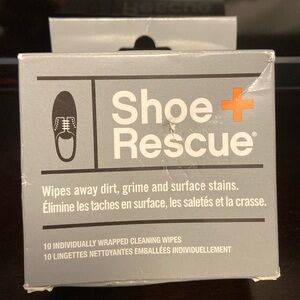 NIB* shoe rescue individually wrapped cleaning wipes #8